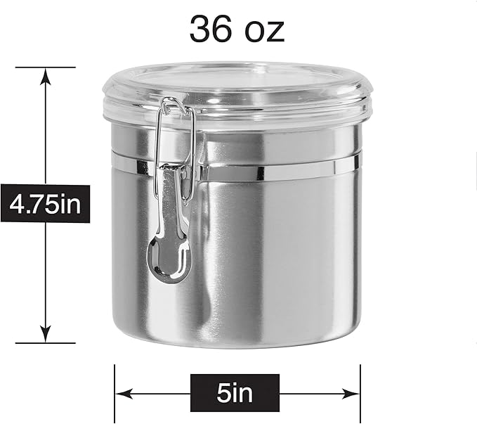 Oggi 36-Ounce Stainless Steel Canister - Image 9