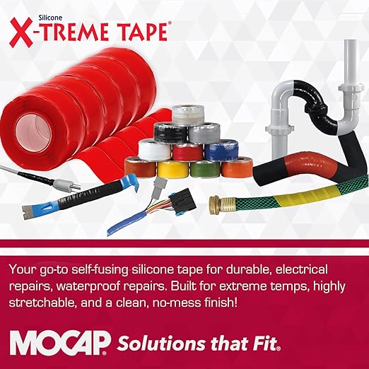 X-Treme Tape MOCAP Heavy Duty Electrical Tape, Self-Fusing Silicone Rubber - Image 6