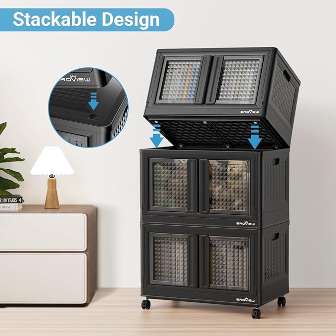 BROVIEW 400 Qt Stackable Storage Bins - Image 8