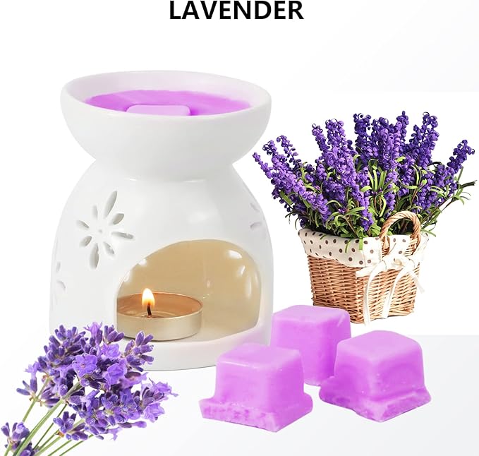 SCENTORINI Lavender Wax Melts Wax Cubes, Lavender Candle Wax Melts Strong Scent - Image 2