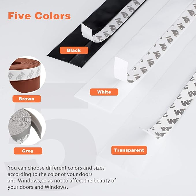 26 Feet Silicone Seal Strip, Transparent, 35MM - Image 3