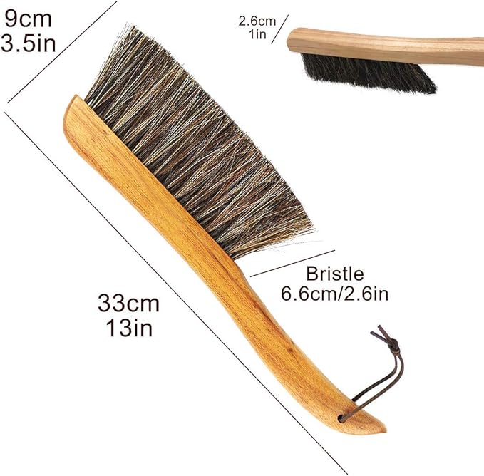 Counter Brush for Drafting, Woodworking, Outdoor Furniture Cleaning, Horsehair - Image 3