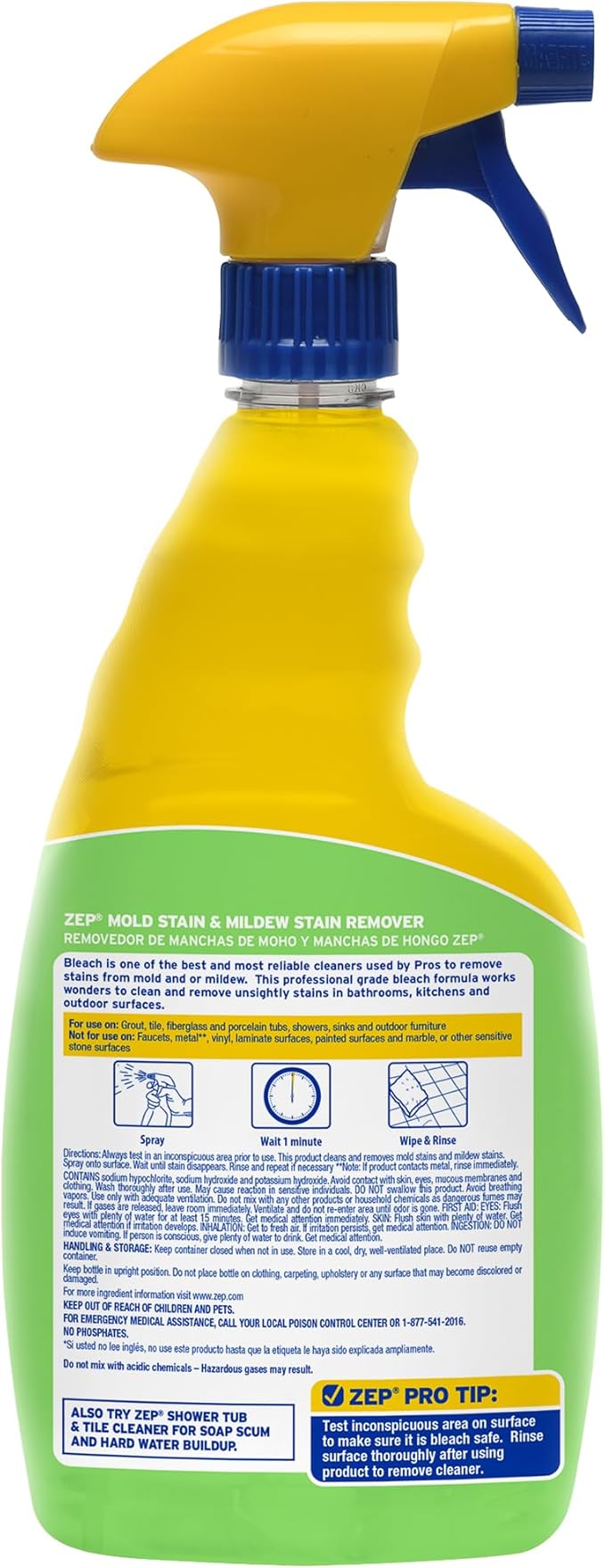 Zep Mold Stain and Mildew Stain Remover - 32 oz ZUMILDEW32 - Professional - Image 3