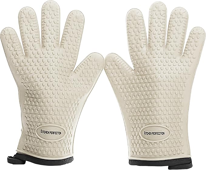 KITCHEN PERFECTION XL Silicone Smoker Oven Gloves by Kitchenperfection