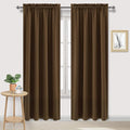 DWCN Blackout Curtains for Bedroom – Rod Pocket Thermal Insulated Noise by DWCN