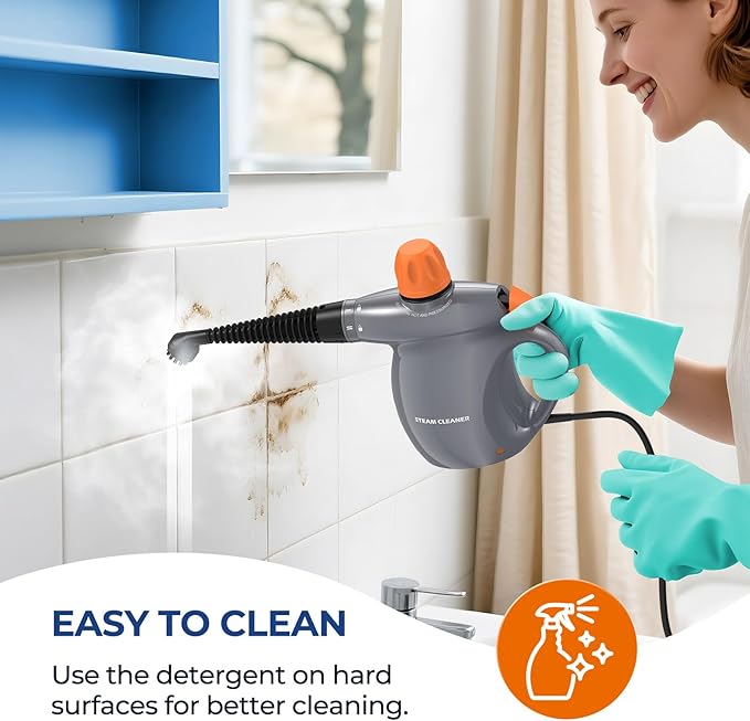 LABIGO Steam Cleaner, Pressurized Handheld 13pcs Multi-Purpose Natural Deep - Image 6