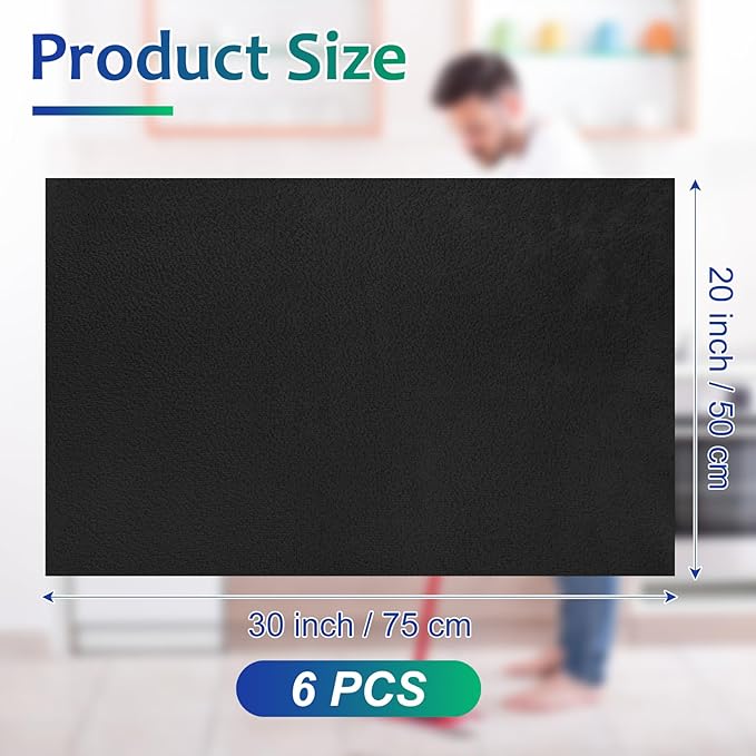 Newwiee 6 Pcs Extra Large Microfiber Cleaning Cloth 30" x 20" Washable Reusable - Image 2