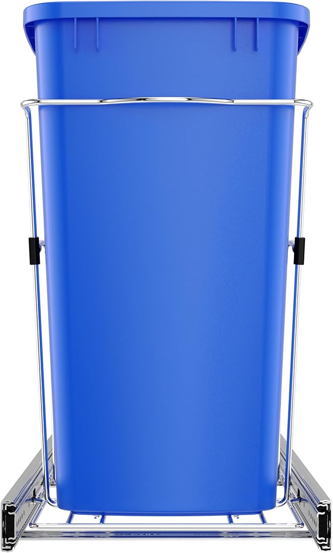 Rev-A-Shelf Pullout Trash Can for Under Kitchen Cabinets 35 Qt Garbage Waste - Image 9