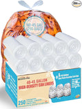 40-45 Gallon Trash Bags, Heavy Duty Clear Plastic Recycling Garbage Bags by BEIDOU-PAC