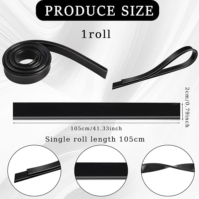 Squeegee Replacement Rubber 41 Inch Squeegee Rubber Replacement Black Squeegee - Image 2