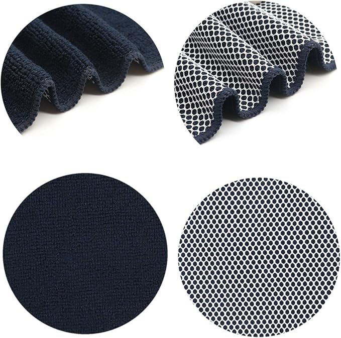 Microfiber Dish Cloths Fast Drying Kitchen Cleaning Cloth Dish Rags Dust Cloths - Image 6