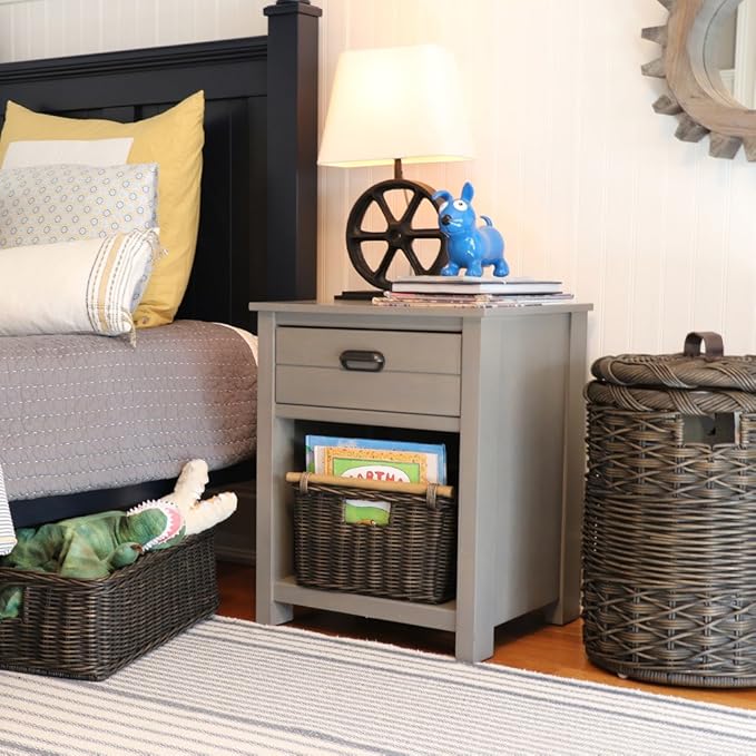 The Basket Lady Deep Pole Handle Wicker Storage Basket, Extra Large, 17.5 in L - Image 5