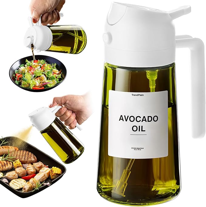 TrendPlain - Original 16oz/470ml Olive Oil Dispenser Bottle by TrendPlain