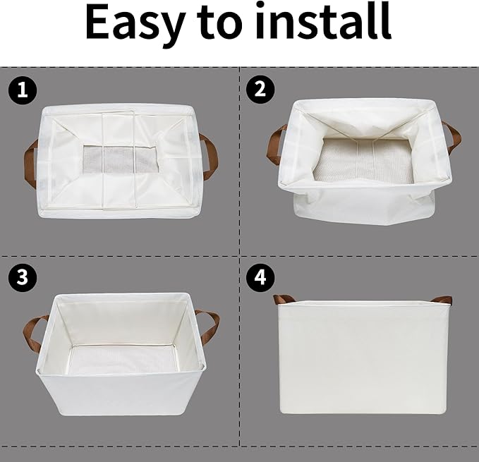 GRANNY SAYS Storage Baskets for Shelves, Closet Organizer Bins, Clothes Storage - Image 7
