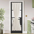 NICETOWN French Door Cover for Kitchen Window, Rod Pocket Front Sidelight by NICETOWN