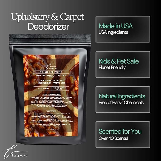 Toasted Pecan Pie Carpet Freshener Powder Refill 36 oz | Powerful Odor - Image 5