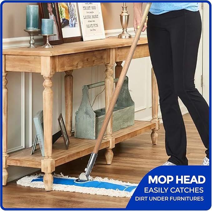 Nine Forty 48" Premium Cotton Dust Mop Kit - Image 7