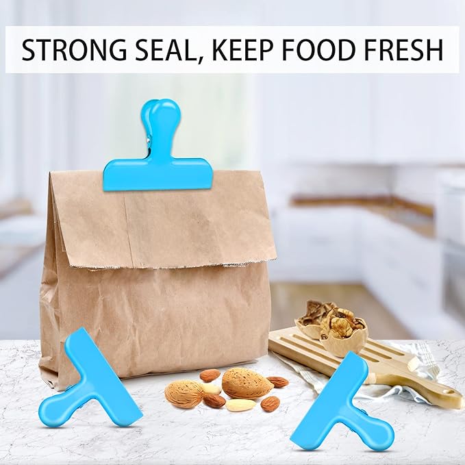 Bag Clips Heavy Duty Stainless Steel Chip Clips, Food Bags Clamp Great - Image 5