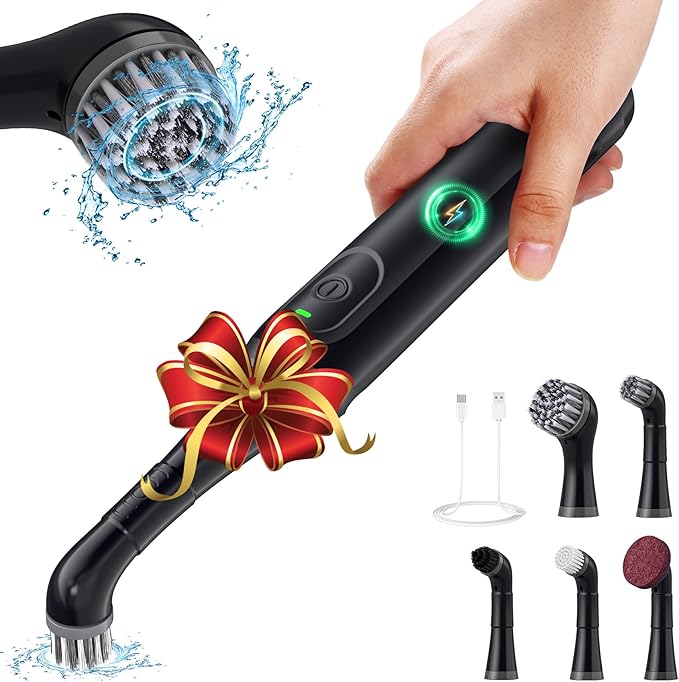 Sweepulire Rechargeable Electric Grout Brush, 2025 New Power Cleaning Brush by Sweepulire