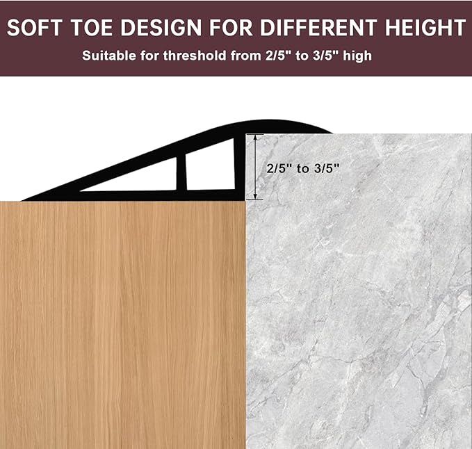 Vinyl Door Threshold Flooring Transition Strip Self Adhesive Carpet Edging Strip - Image 5
