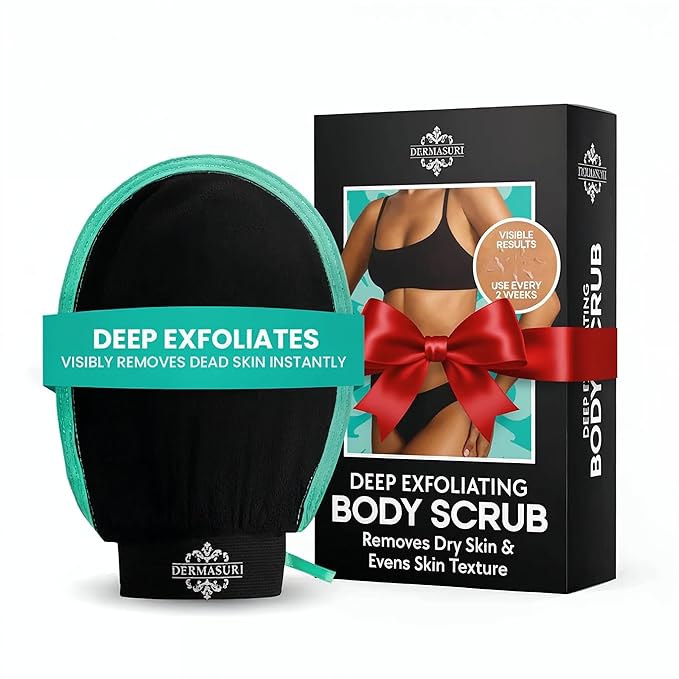 Dermasuri - Deep Exfoliating Glove - Polishing Mitt Body Scrubber - Korean Skin by Dermasuri