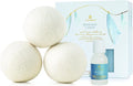 Thymes Wool Dryer Balls Set – Includes 3 Wool Laundry Balls + 1 Scented Laundry by Thymes