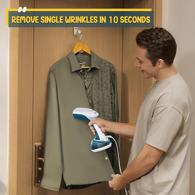 Handheld Steamer for Clothes 1200W, Clothes Steamer - Image 2