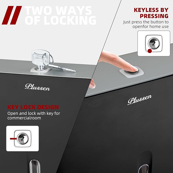 Trifold Paper Towel Dispenser Black Pearl Premium Grade 10⅞” Length X 8¼” High - Image 5