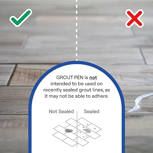Grout Pen Ivory Tile Paint Marker: Waterproof Grout Paint, Tile Grout Colorant - Image 5