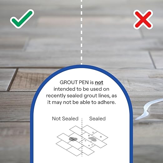 Grout Pen Grey Tile Paint Marker: Waterproof Grout Paint, Tile Grout Colorant - Image 5