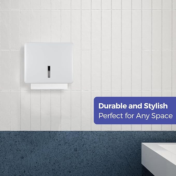 Multifold Paper Towel Dispenser Wall Mount – Large Capacity C-Fold, and Folded - Image 6