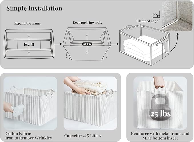 StorageWorks 45L Large Storage Bins - Image 7