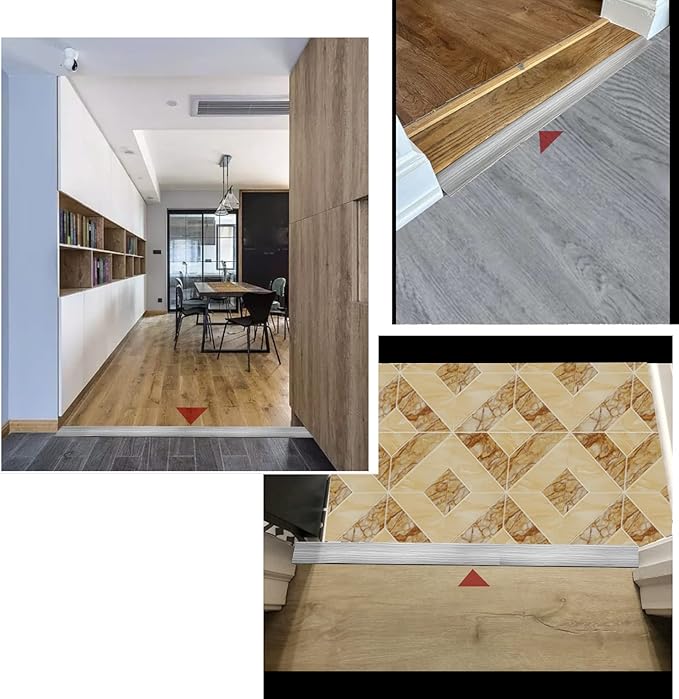 Floor/Door Flat Transition Strip & Self Adhesive Floor Vinyl Floor Edge Trim - Image 4