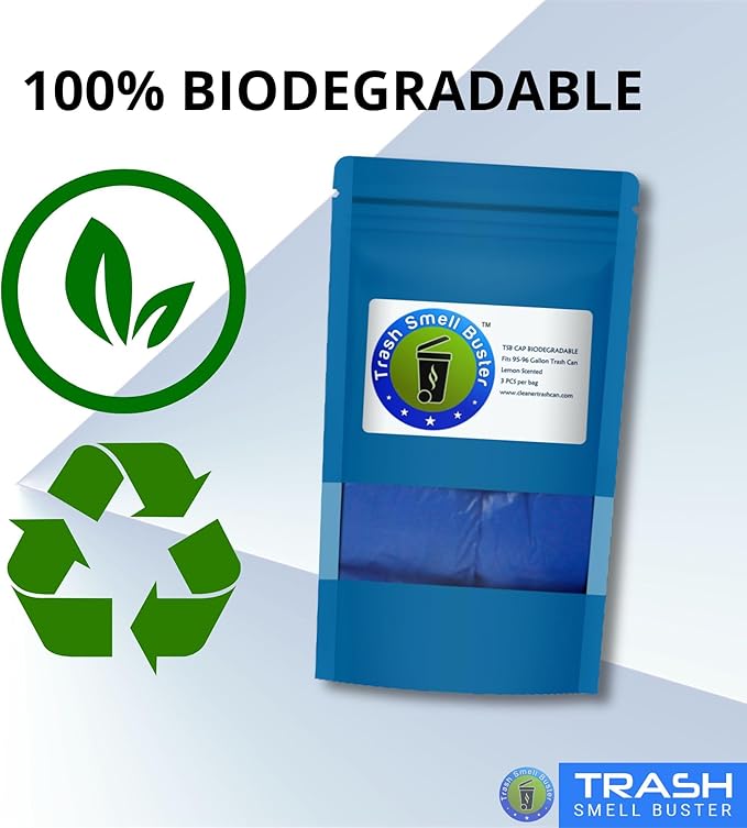 95 Gallon Trash Can Cover Odor Eliminating Bag - Image 4