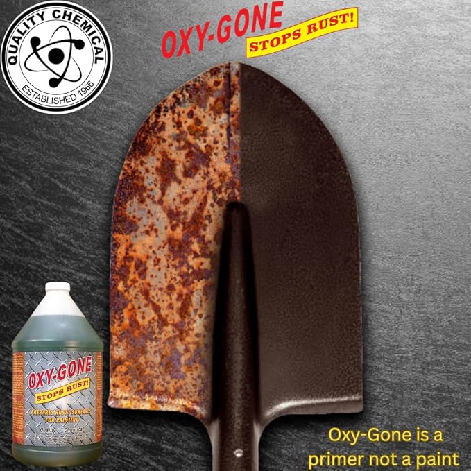 Quality Chemical Oxy-Gone Rust Remover and Metal Treatment/Rust Repair/Prepares - Image 2