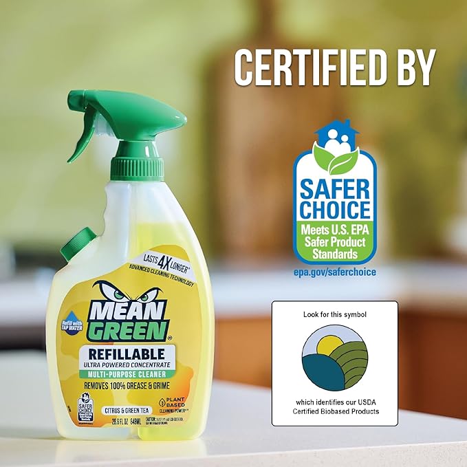 Mean Green Refillable Ultra Powered CONCENTRATE Multi-Purpose Cleaner, Citrus & - Image 8