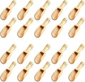 20pc Mini Wooden Spoons，Mini Bamboo Spoons by Golden+Pearl