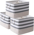 TheWarmHome Jumbo Storage Bins Baskets, Sturdy Fabric Organizing Basket by TheWarmHome