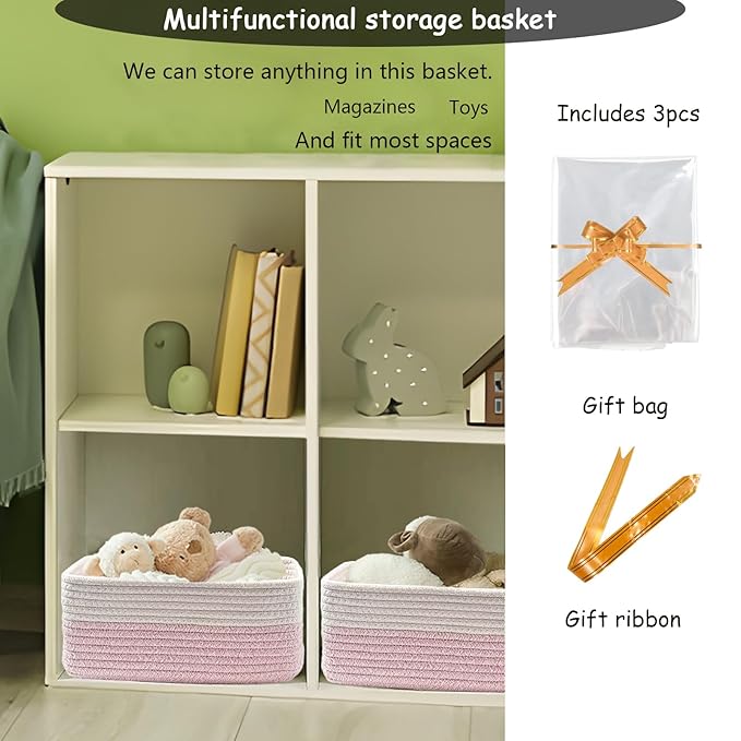 COMFY-HOMI 11.5"x7.5"x4.7" Storage Baskets - Image 3