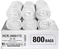 Aluf Plastics High Density Trash Bags, 60 Gallon, 17 Micron, by AlufPlastics