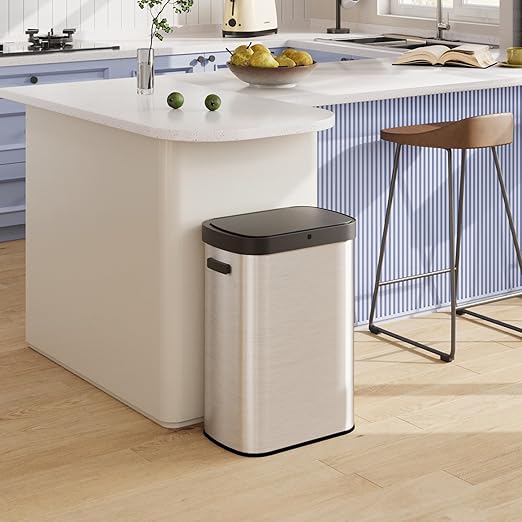 WLIVE 13 Gallon Trash Can, 50 Liter Large Capacity Motion Sensor Automatic - Image 2