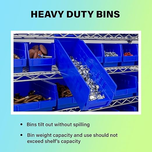 Akro-Mils 30120 Plastic Shelf Bins, Heavy Duty Storage Bins - Image 4
