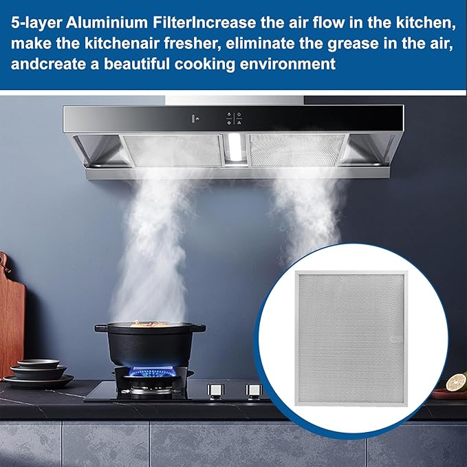 Allure Range Hood Filter Replacement 14.2" x 11.8" BPS1FA30 - Image 4