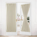 DWCN French Door Curtains – Rod Pocket Thermal Blackout Curtain by DWCN