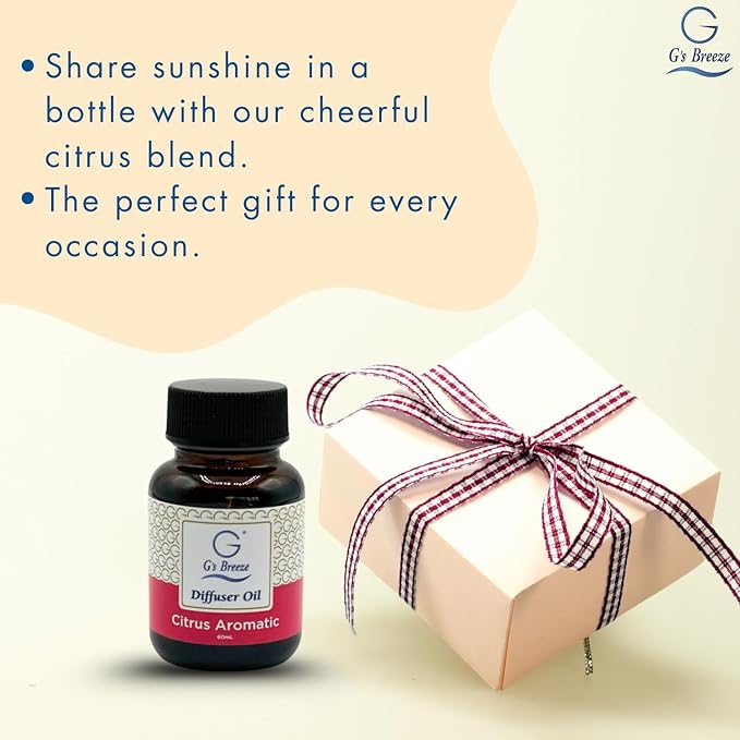 G's Breeze Citrus Aromatic Diffuser Oil Refill - Image 4