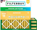 Filterbuy 18x18x2 Air Filter MERV 11 Allergen Defense Replacement, by Filterbuy