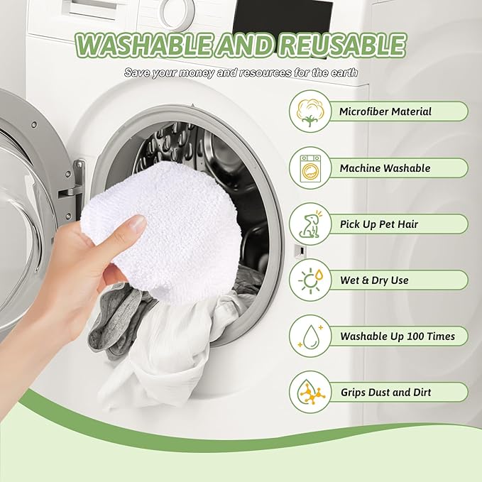 8Pack Microfiber Cloths for Handheld Steam Cleaner Compatible - Image 4