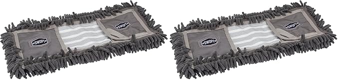 SWOPT 18” Microfiber Dust Mop Refill – Cleaning Pad by SWOPTCleaning