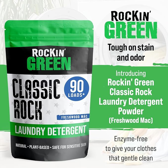 Rockin' Green Classic Rock Laundry Detergent, Plant based, All Natural Laundry - Image 2