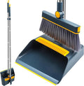 Long-Handled Broom and Dustpan Set, Windproof Broom Combination, 180-degree by Unknown